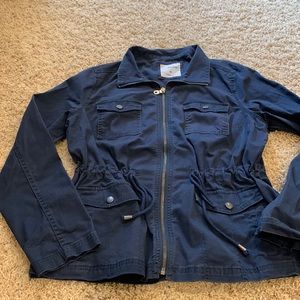 Sonoma Navy Blue Women’s Lightweight Jacket Size Medium